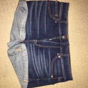 American Eagle hi rise shortie shorts
